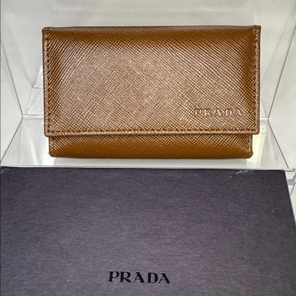 Prada Saffiano Leather 6-Key Holder
